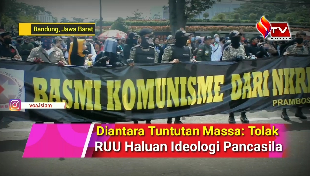 [News Flash] Umat Islam Bandung Aksi Tolak RUU HIP